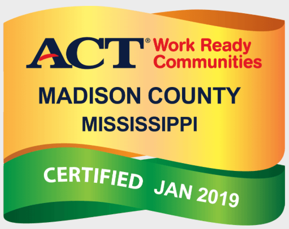 Madison County ACT Work Ready Community Badge